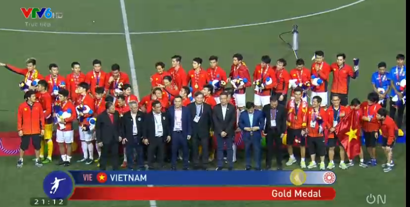 Đội tuyển U22 Việt Nam giành HCV bóng đá nam SEA Games sau 60 năm chờ đợi